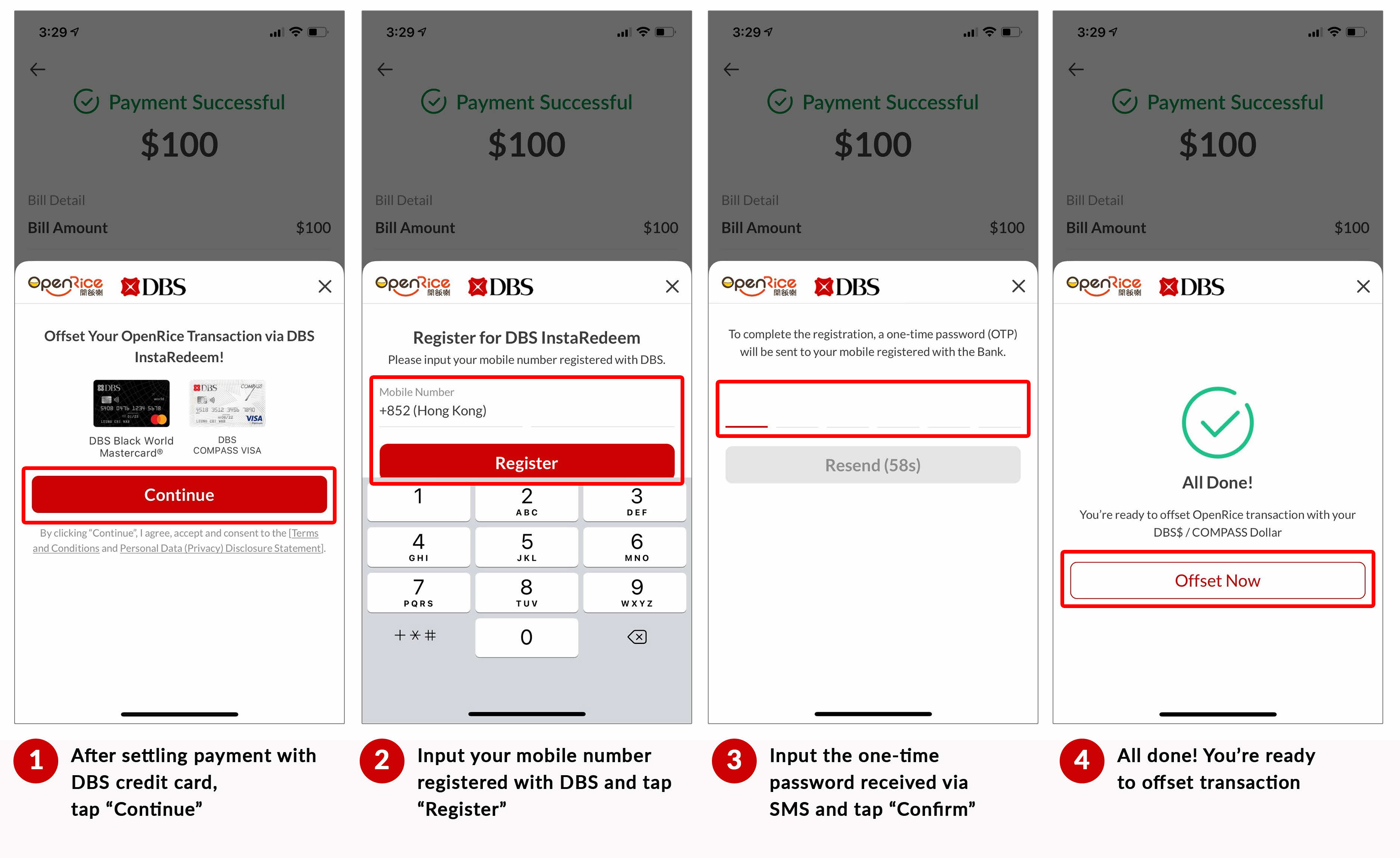 OpenRice partners with DBS Hong Kong enabling DBS cardholders to offset ...